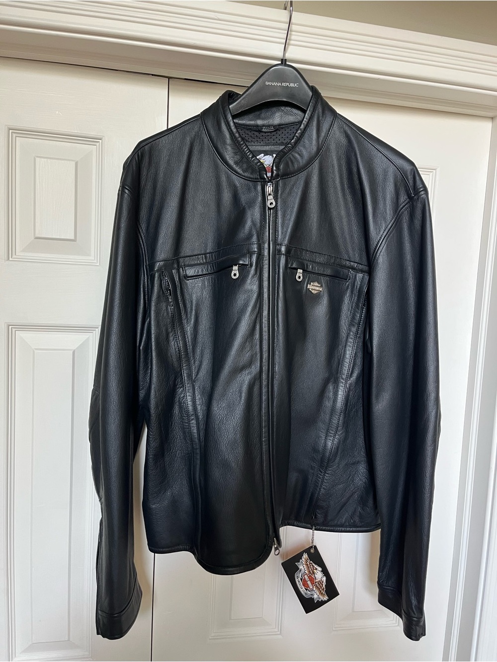 Harley-Davidson Shifter Black Leather Jacket NWT